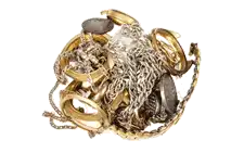 gold silver and platinum jewelry